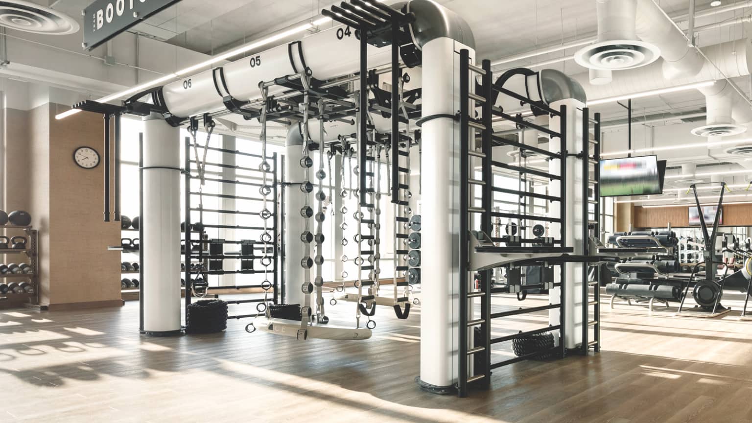 The fitness floor at a Life Time Athletic Resort and Spa